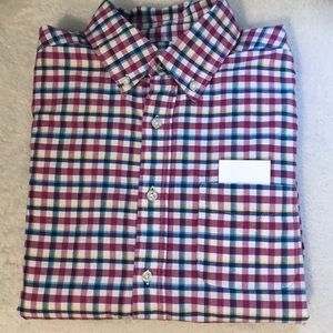 Multicolor Plaid Long Sleeve Button Down